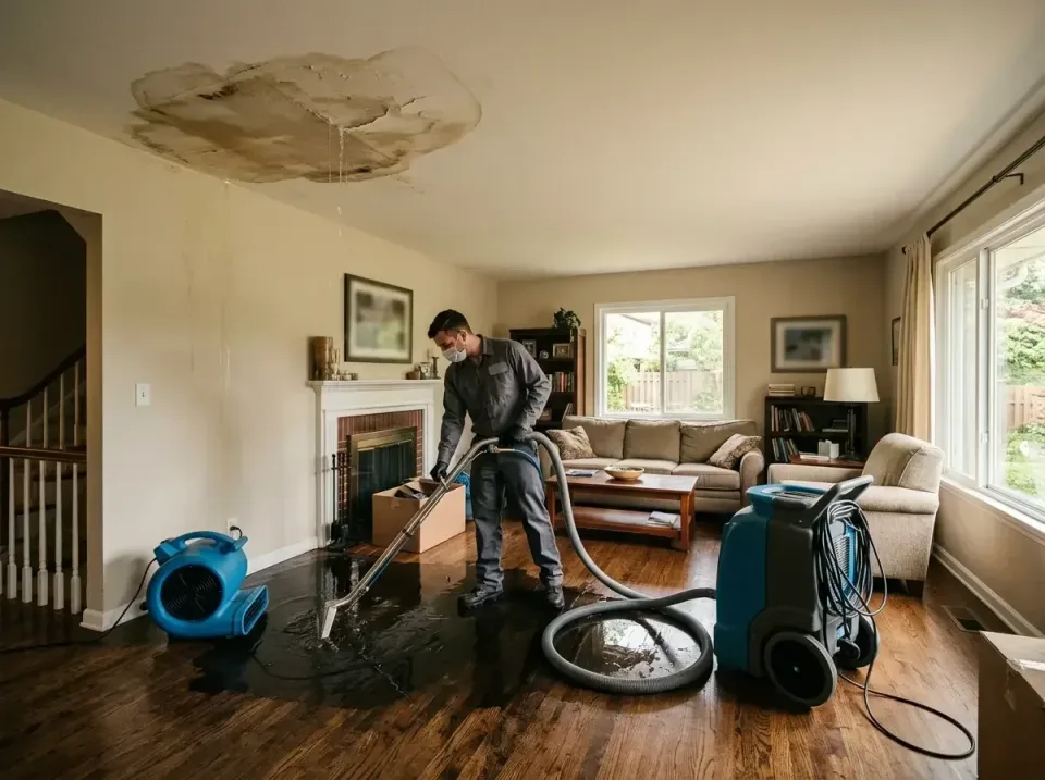 attic-pipe-burst-ceiling-drip-008 — frequently asked questions, Water Damage Restoration & Carpet Care in Stamford, CT